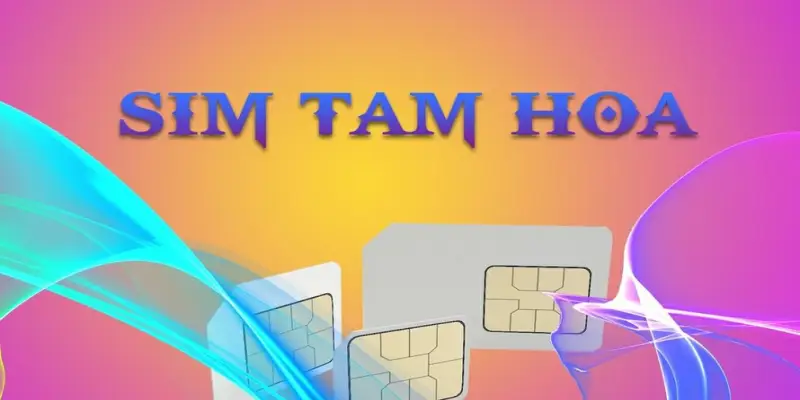 Sim tam hoa rất được ưa chuộng